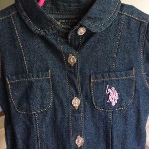 U.S POLO ASSN DRESS (12 MONTHS OLD BABY GIRL)